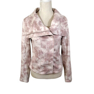 NWT Bagatelle Womens Small Jacket Pink Zip Front Pockets Soft